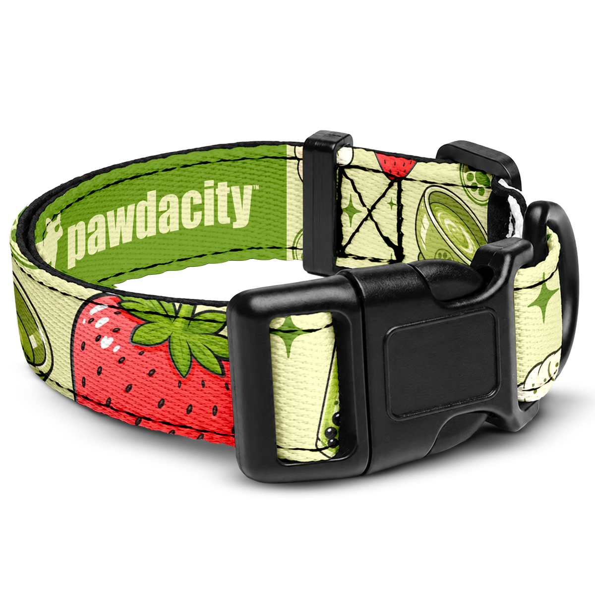Strawberry Matcha Dog Collar