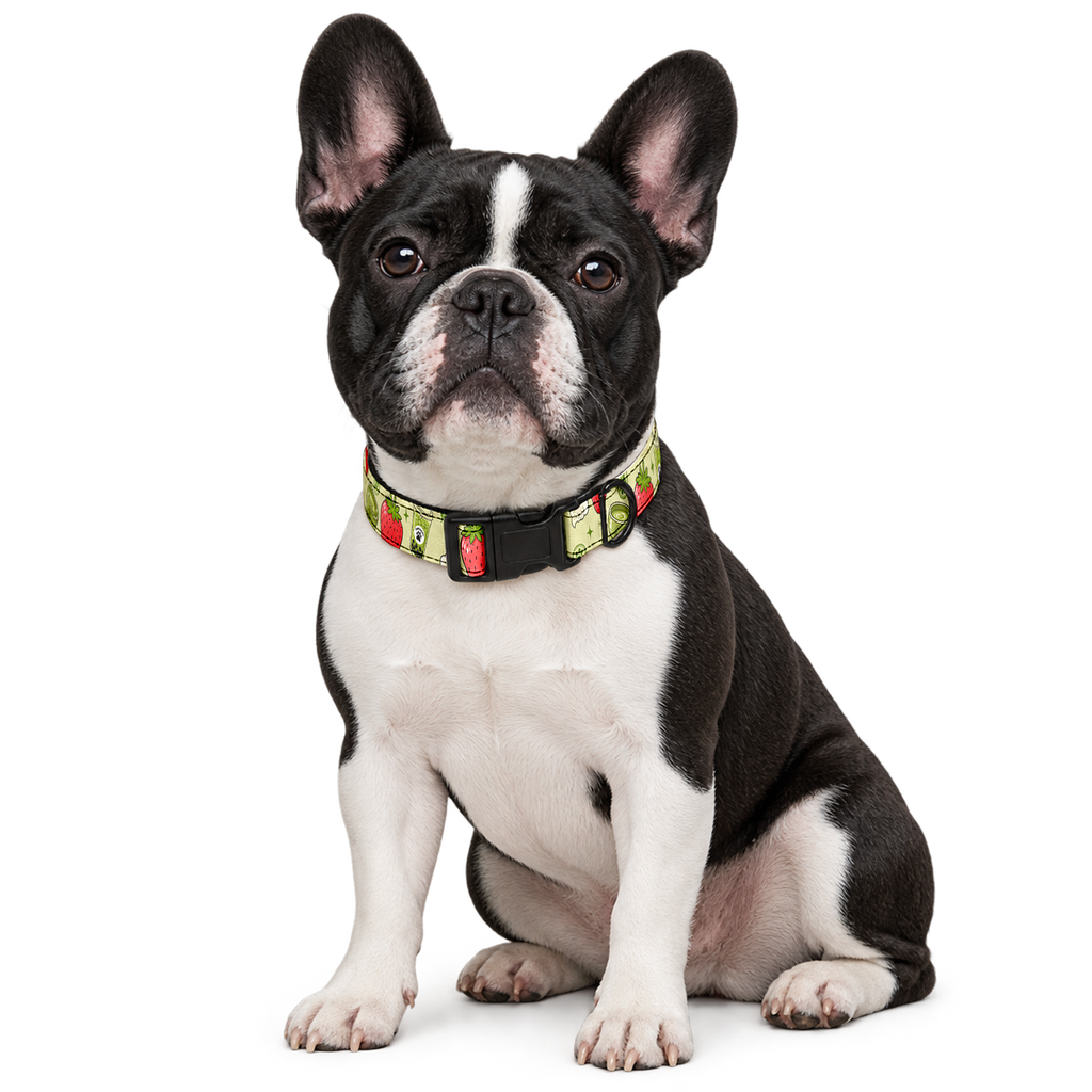 Strawberry Matcha Dog Collar