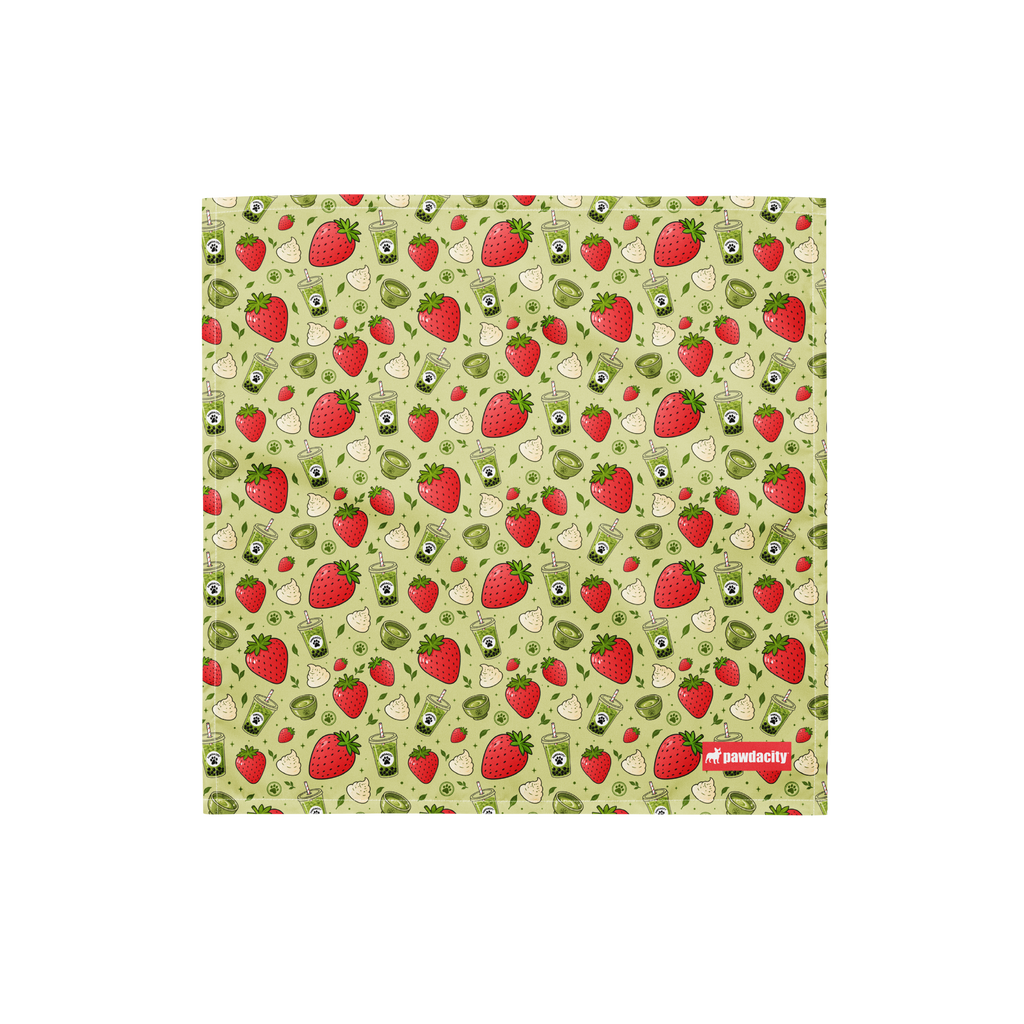 Strawberry Matcha Bandana