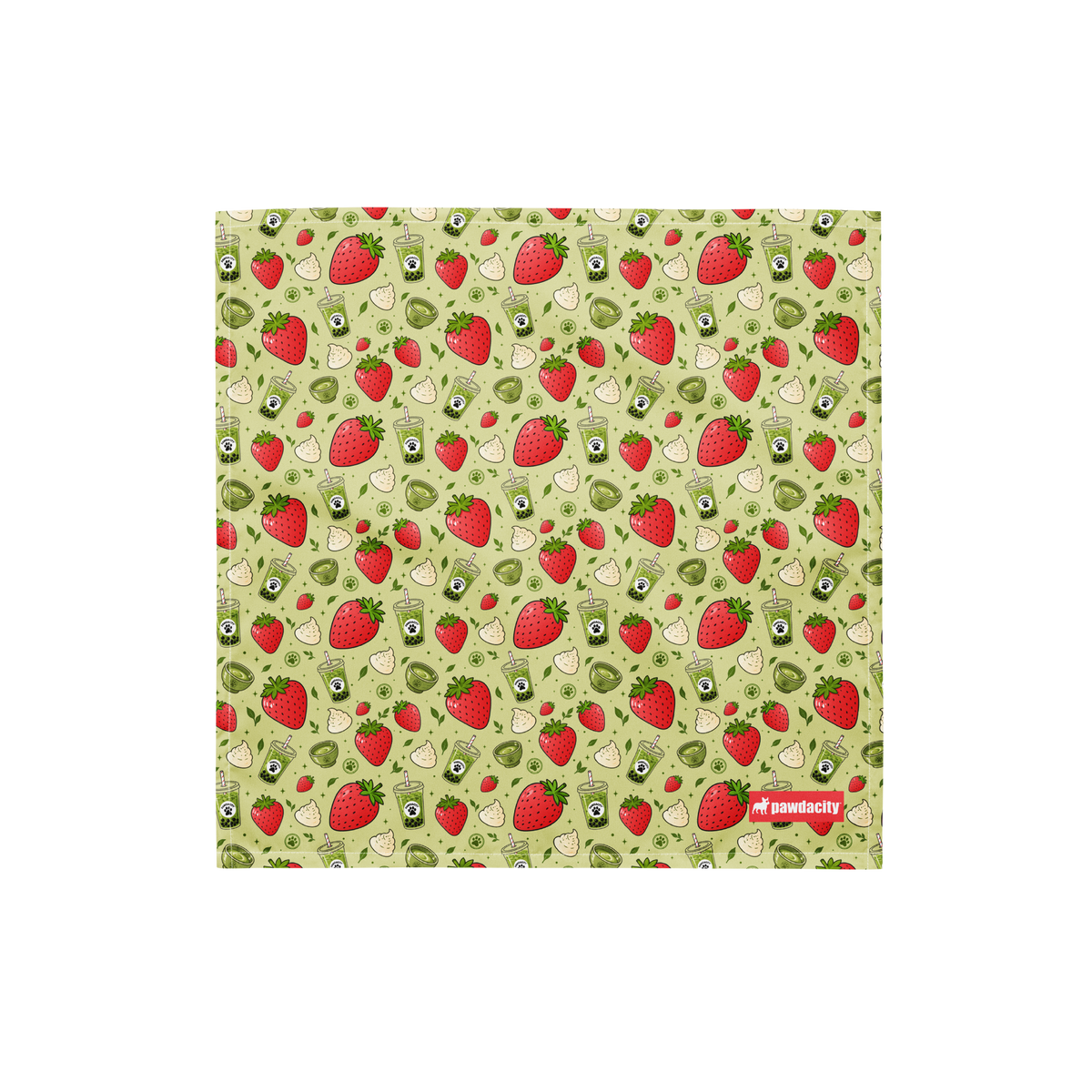 Strawberry Matcha Bandana