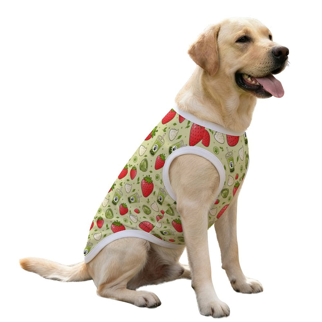 Plus Size Ice Silk Pet Tank Top(All-Over Printing)