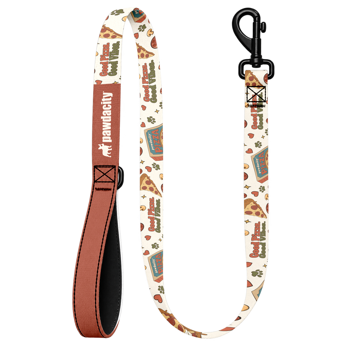 Good Pizza. Good Vibes. Dog Leash