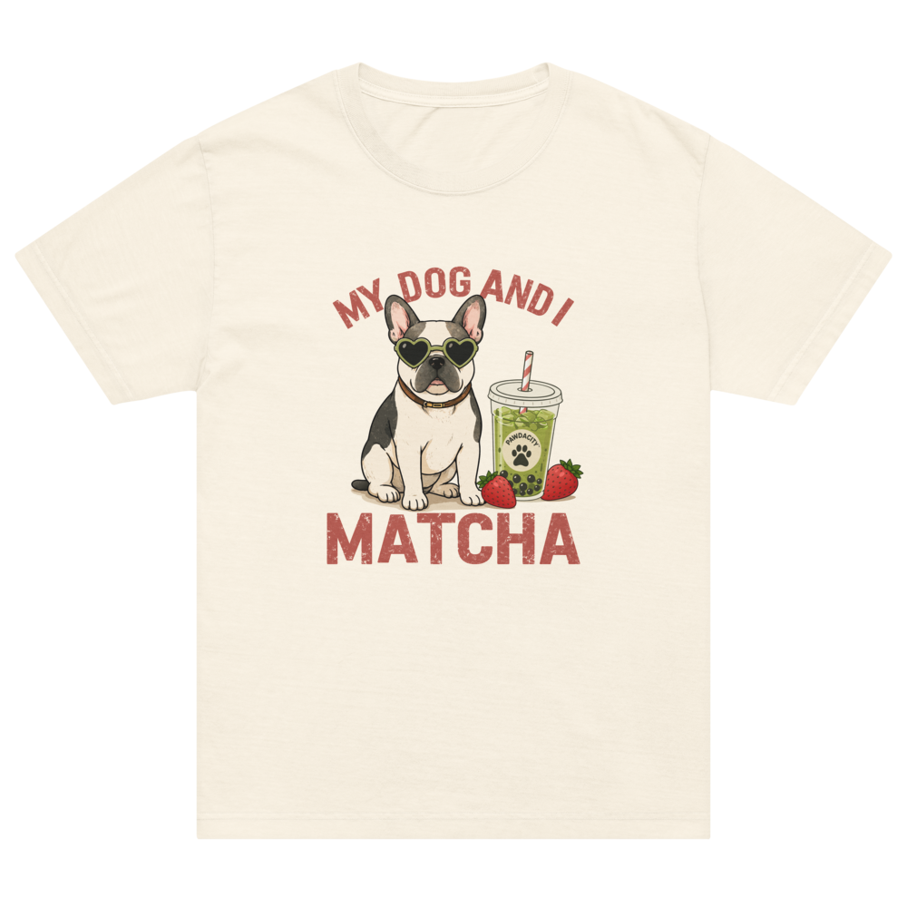 My Dog and I Matcha Tee